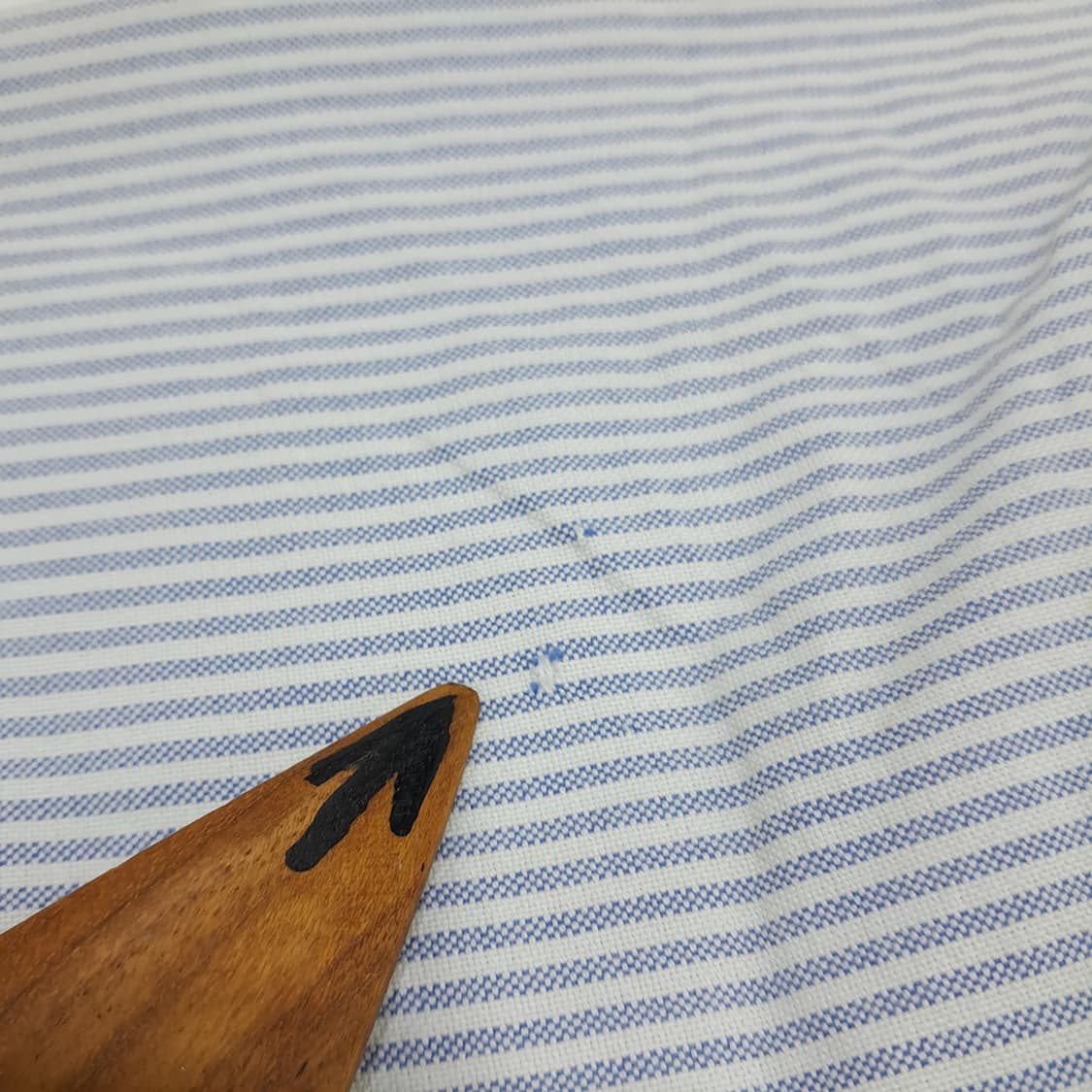 Co583 2XL Tall 폴로 랄프로렌 클래식블루 스트라이프 반팔 셔츠 상품이미지3