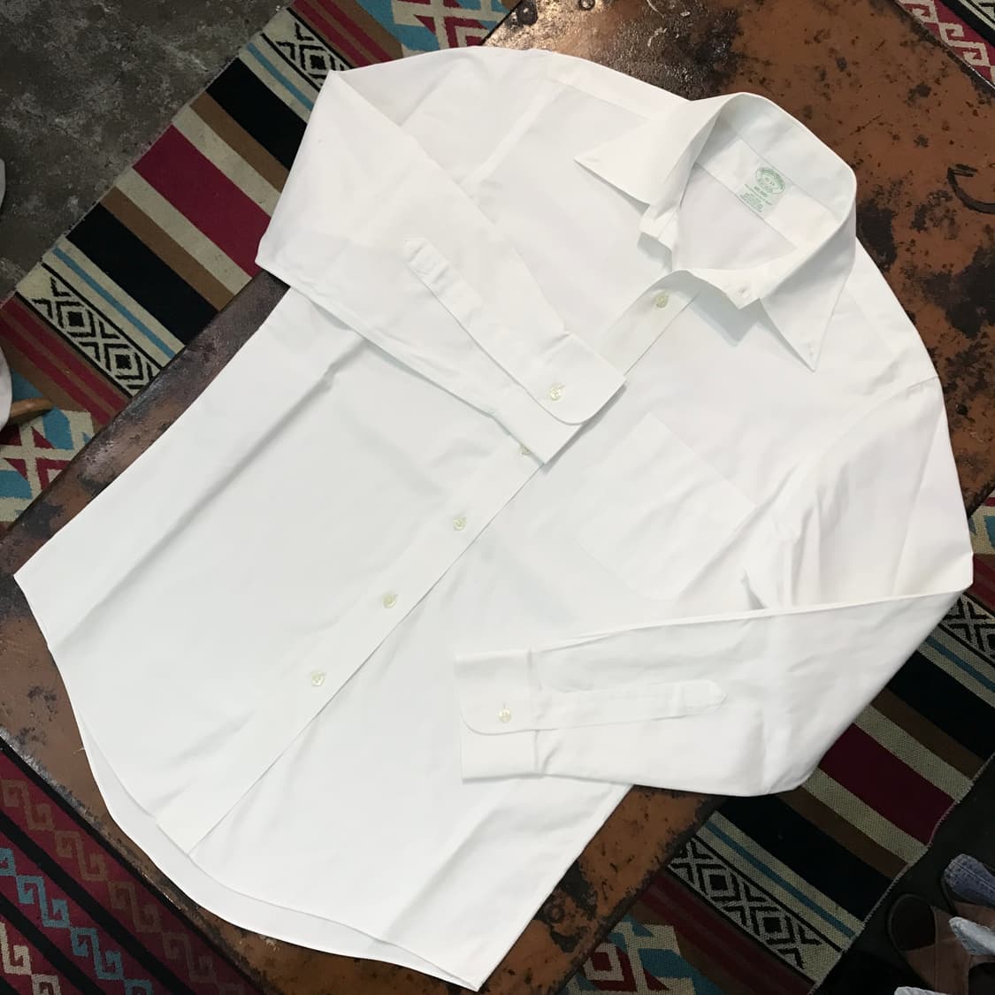 브룩스브라더스 화이트 드레스셔츠 남성 102 여성 프리사이즈  상품이미지2