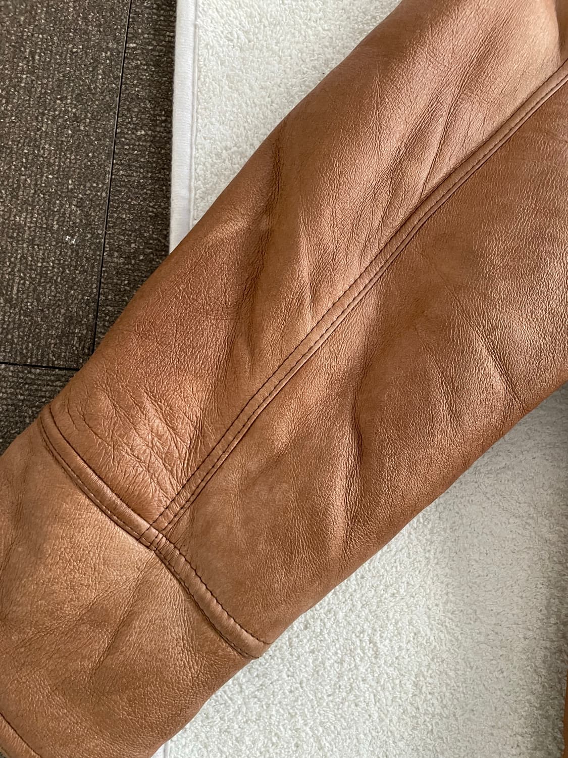 vintage double breasted sheepskin coat 상품이미지8