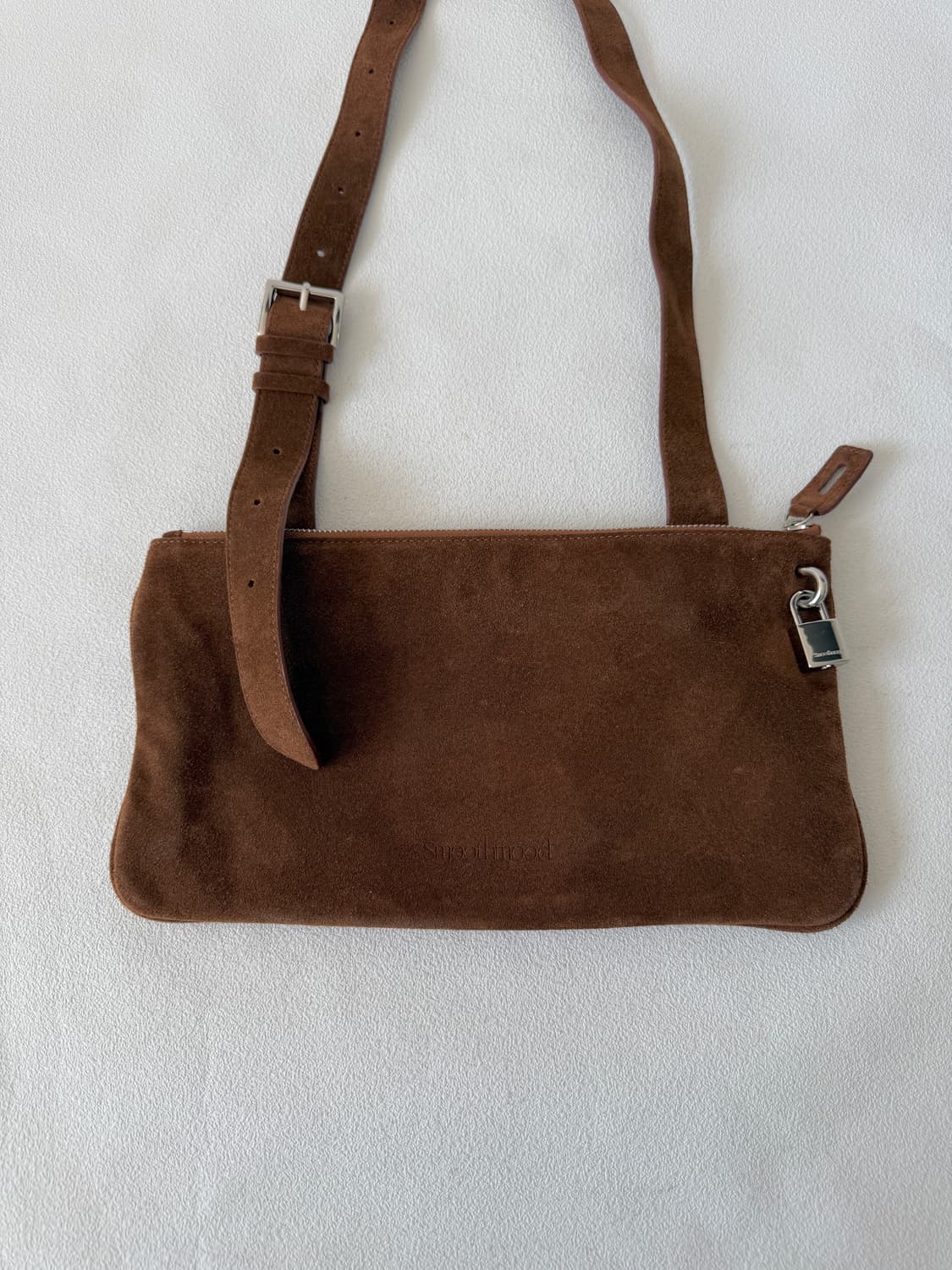 스무스무드(Smooth Mood) 스웨이드 숄더 크로스백 상품이미지2