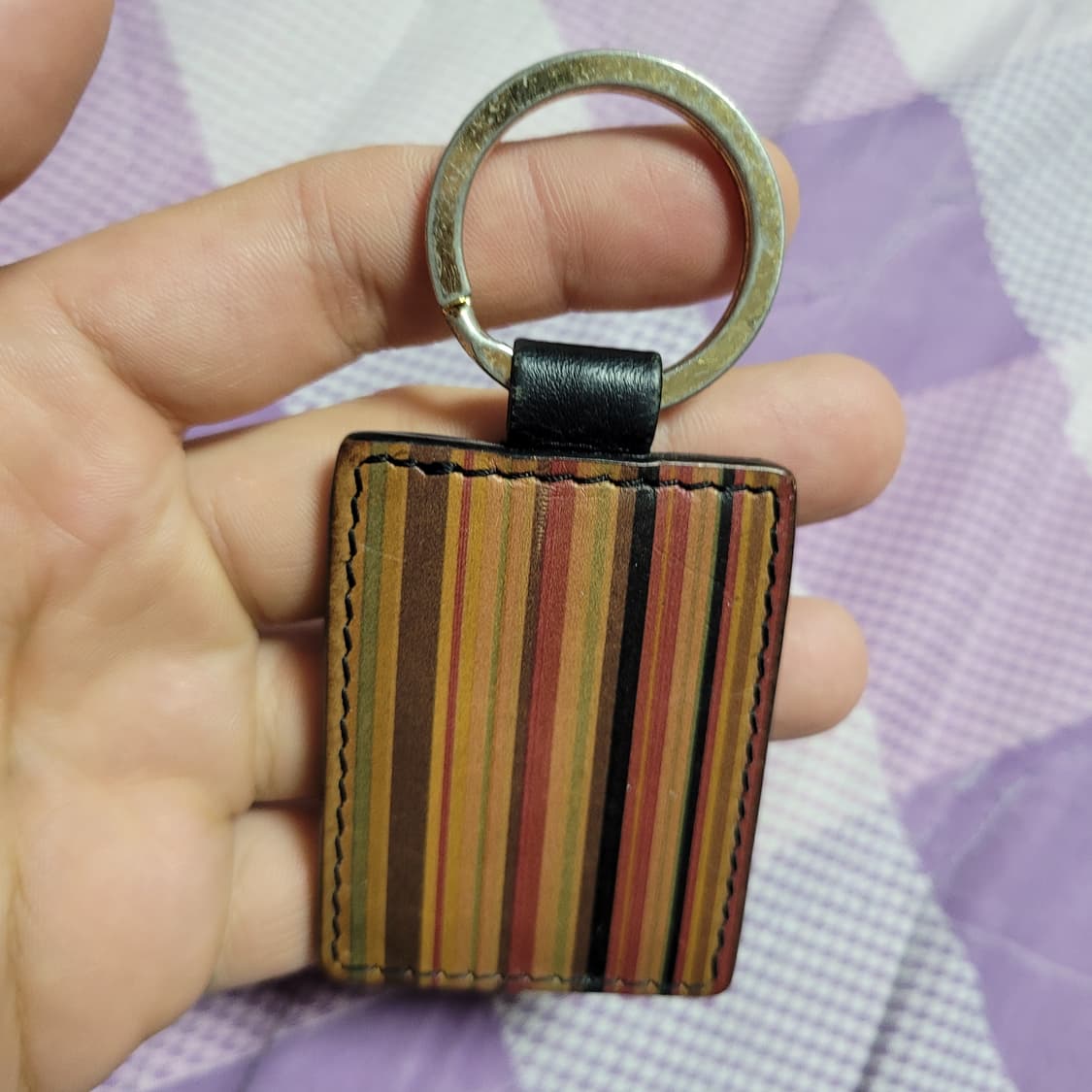 정품 폴스미스 멀티 스트라이프 키링 상품이미지2