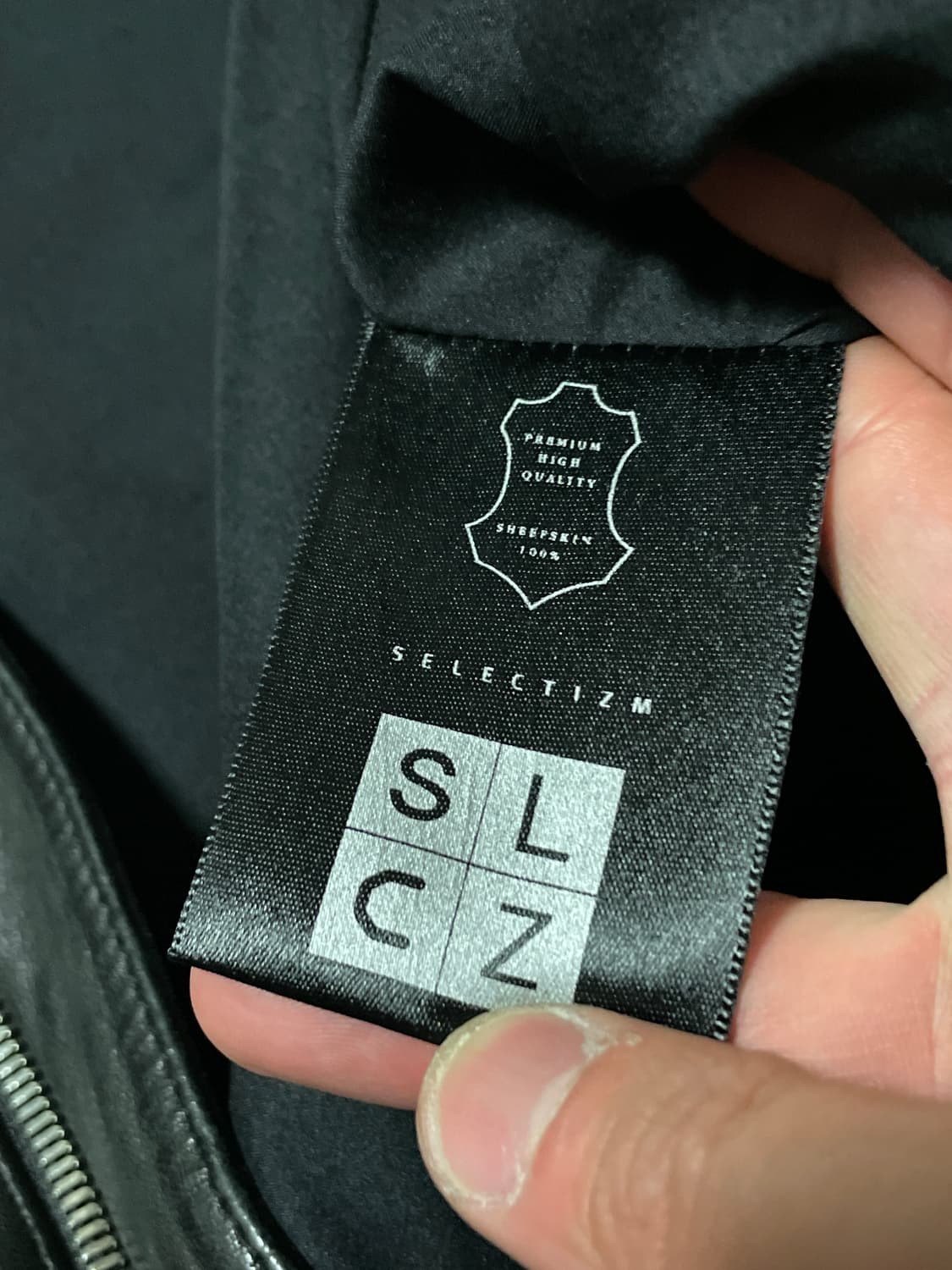 셀렉티즘 웨스턴 무드 램스킨 양가죽 레더 자켓 상품이미지9