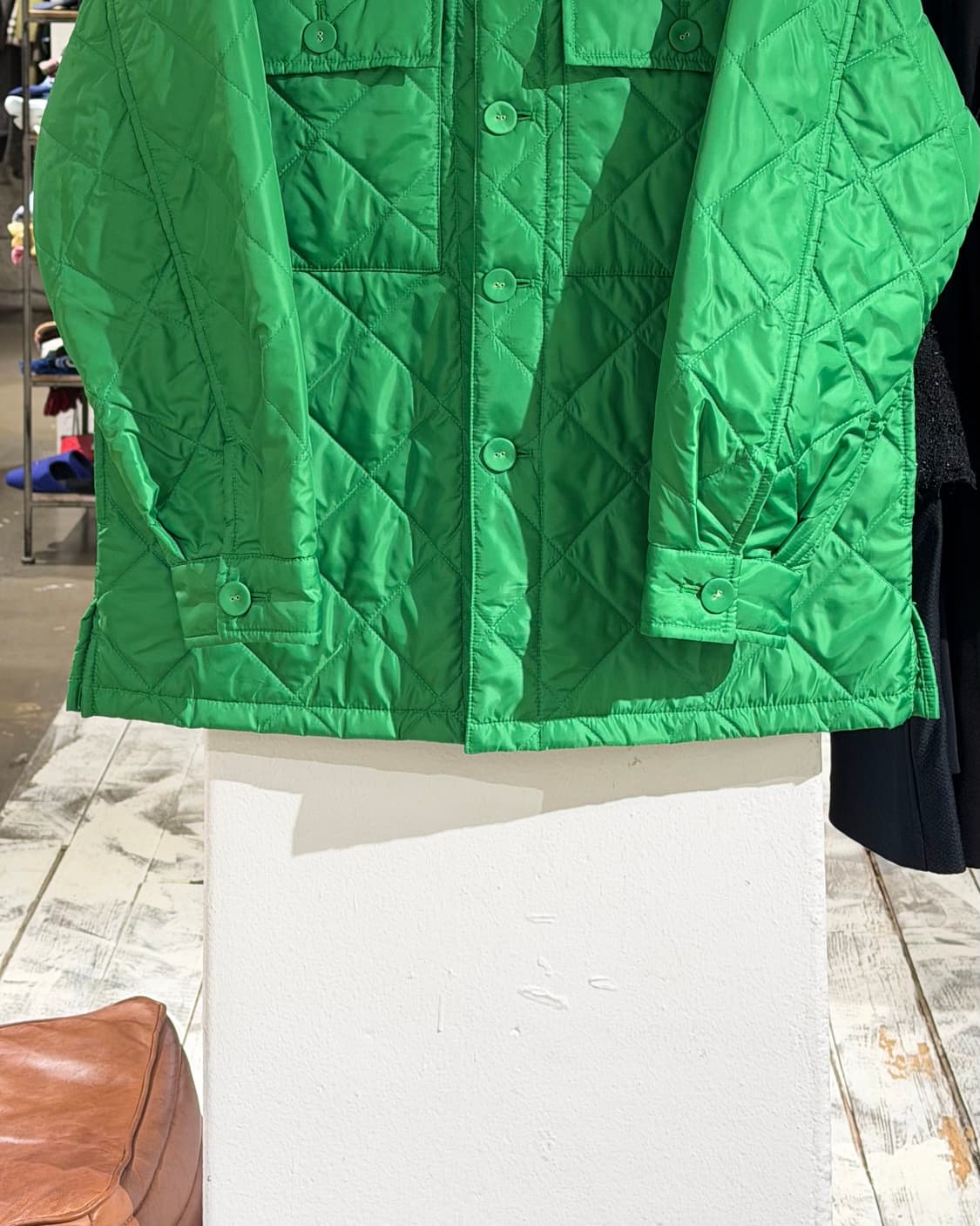 몽키 타임 그린 PE TFT  퀼티드 셔츠 자켓 상품이미지5