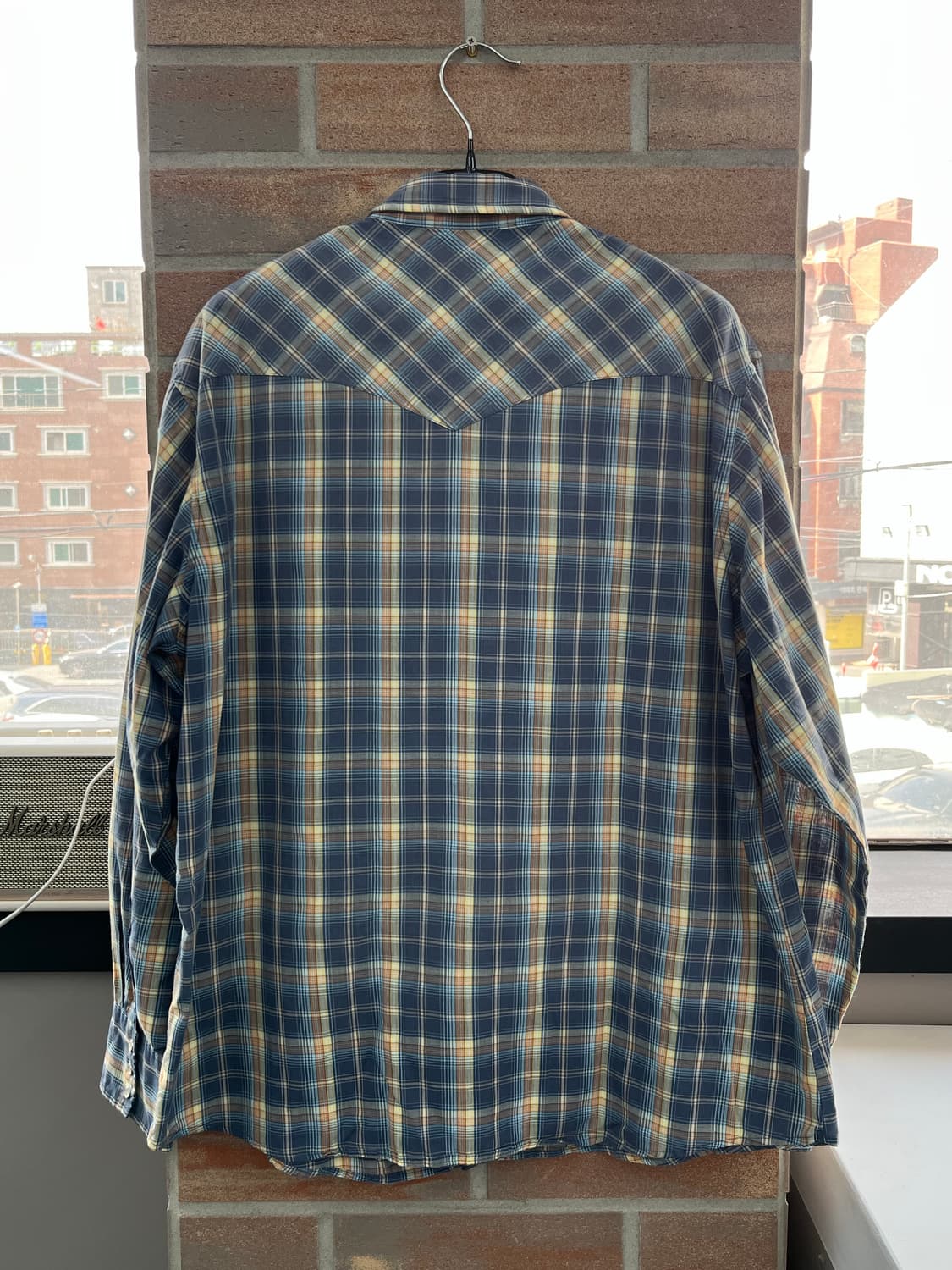 랭글러 웨스턴 체크 셔츠 상품이미지7