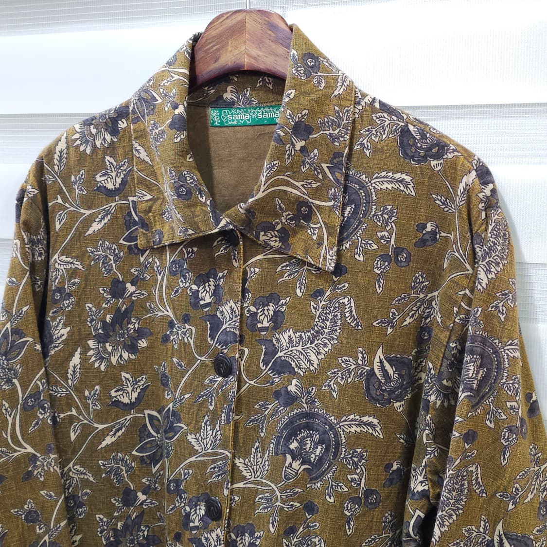 빈티지 sama sama 오버핏 코튼 자켓- 우먼프리 상품이미지2