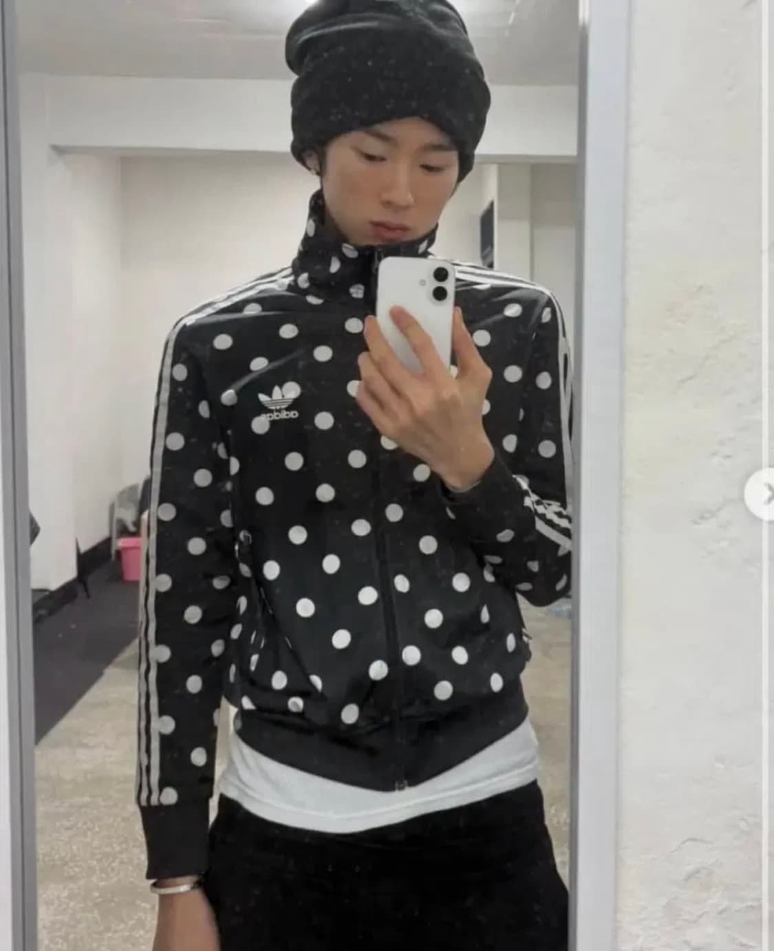 314. 나우아임영 아디다스 도트 땡땡이 져지 상품이미지1