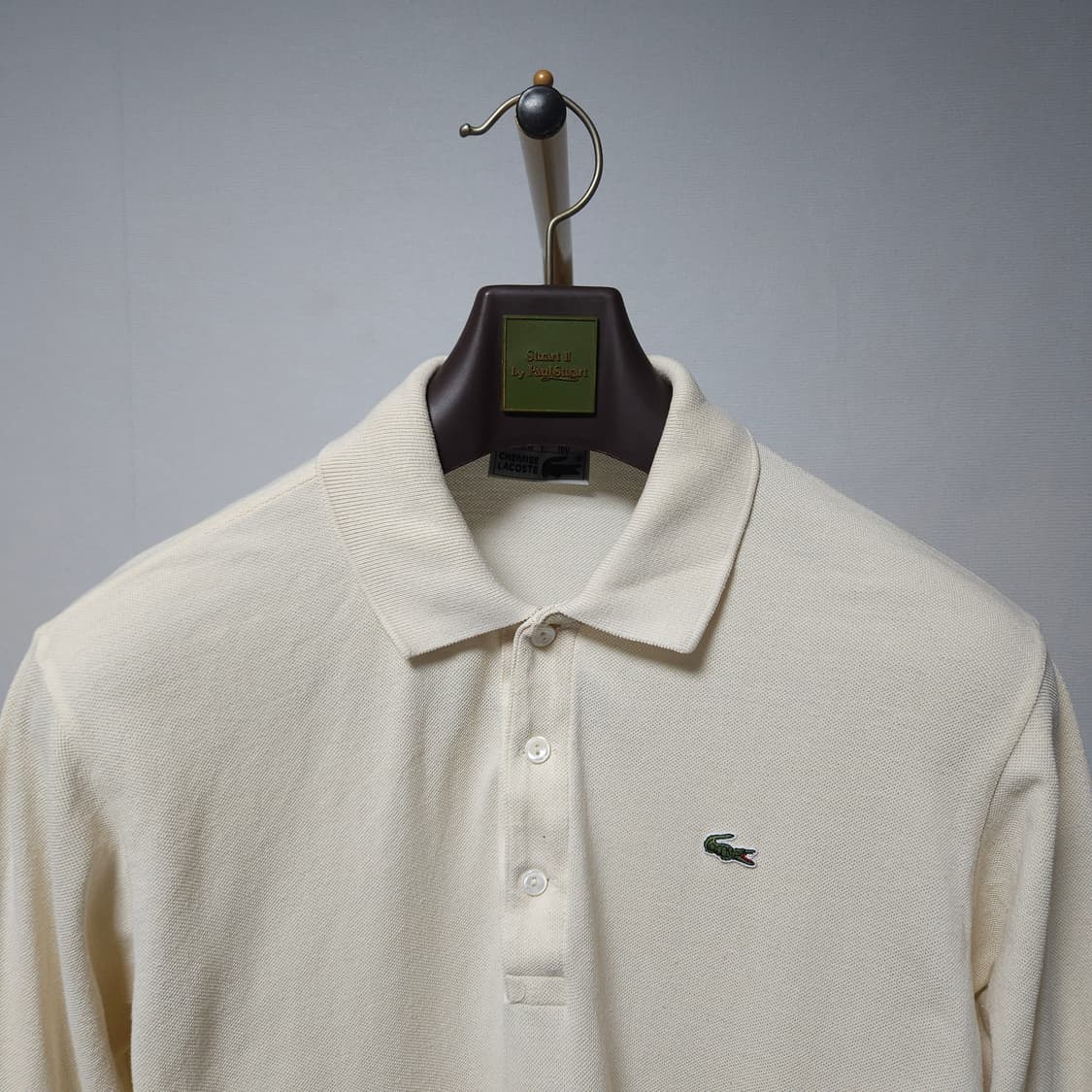 100 ) 라코스테 남성 긴팔 카라티 아이보리 상품이미지2
