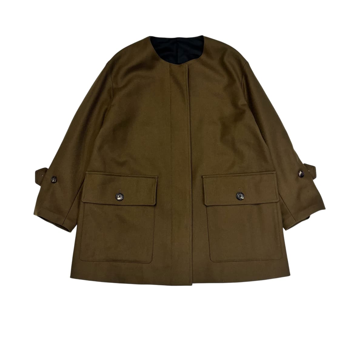 마가렛호웰 논카라 오버핏 코트 상품이미지1