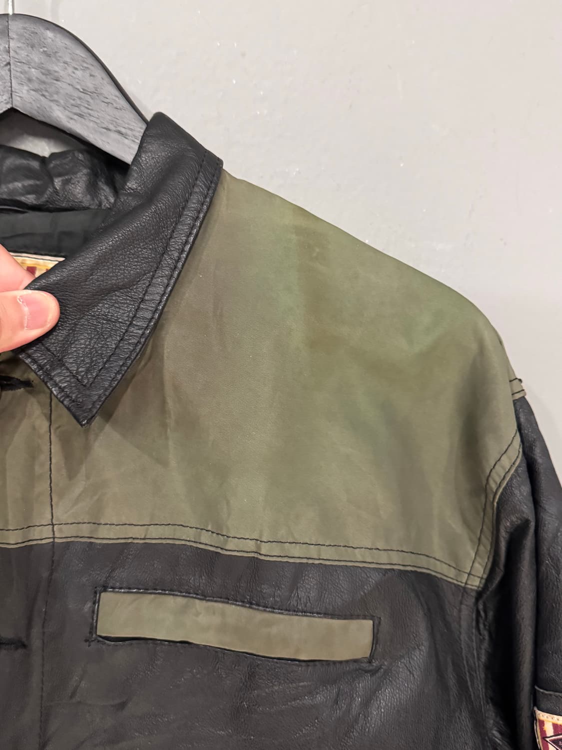 90s MxMilan 스튜디오 레더 가죽자켓 상품이미지8