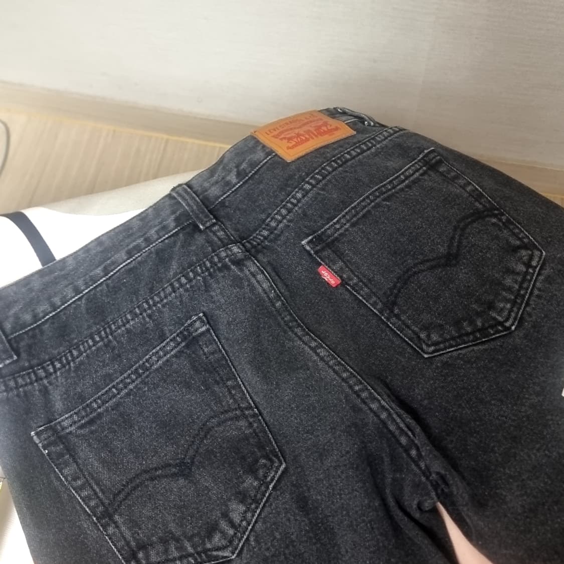 리바이스 베트멍 블랙 데님 청바지(32) 상품이미지4