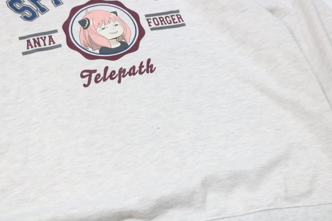 SPY×FAMILY 스파이 패밀리 아냐 포저 그래픽 오버핏 맨투맨 (L) 상품이미지4