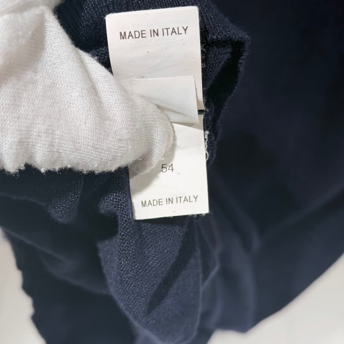 (A+/54) / 브루넬로 쿠치넬리 린넨 코튼 라글란 니트 네이비 상품이미지6