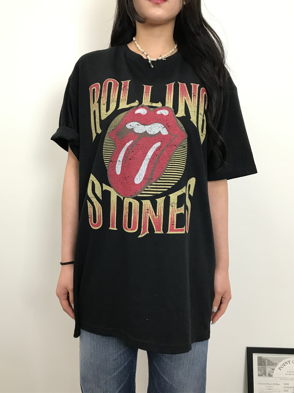 Rolling Stones Tongue Logo Print T-Shirt 상품이미지3