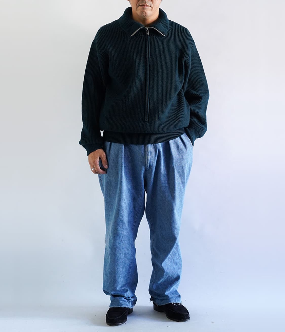 요크 도쿄 24fw yoke 짚업 니트 상품이미지6