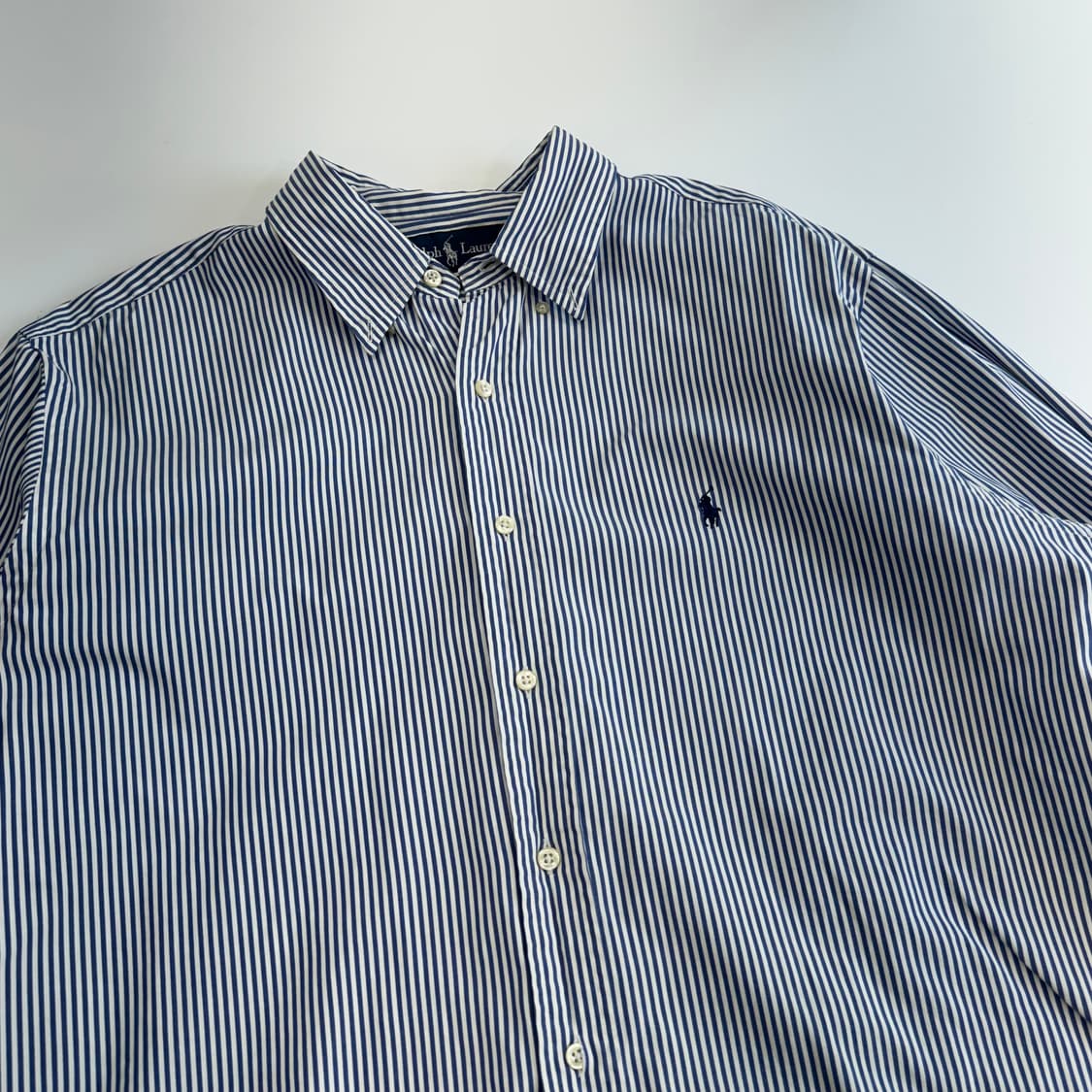 Polo 폴로 네이비포니 네이비 스트라이프 셔츠 상품이미지4