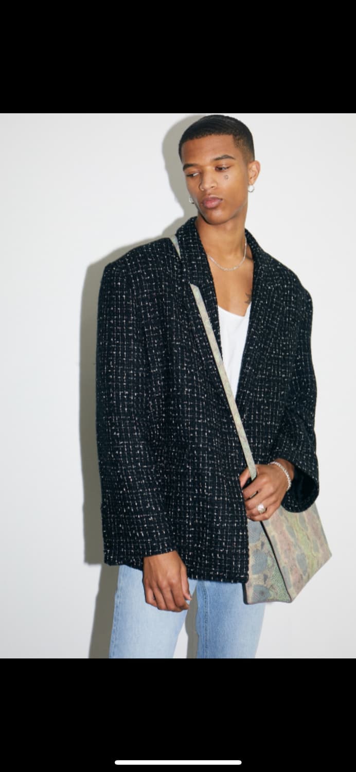 크허쉬어게인 트위드 블레이저 상품이미지1