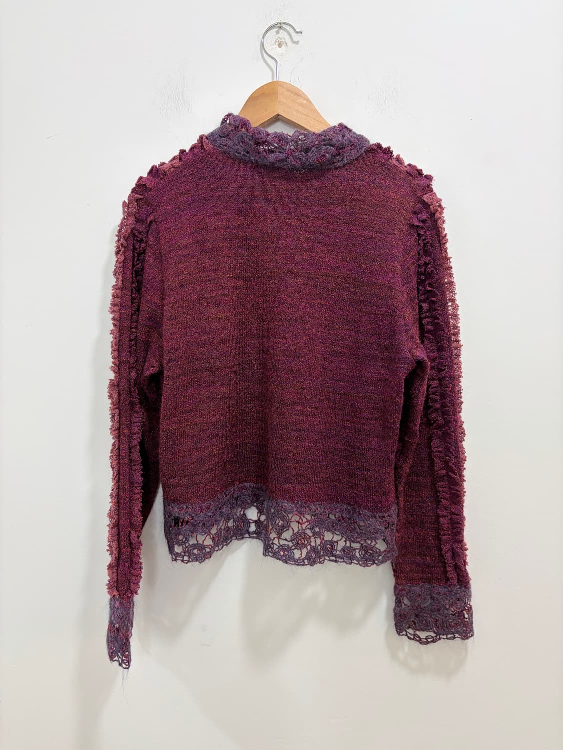 nonnon dori 빈티지 레이스 니트 자켓 상품이미지9