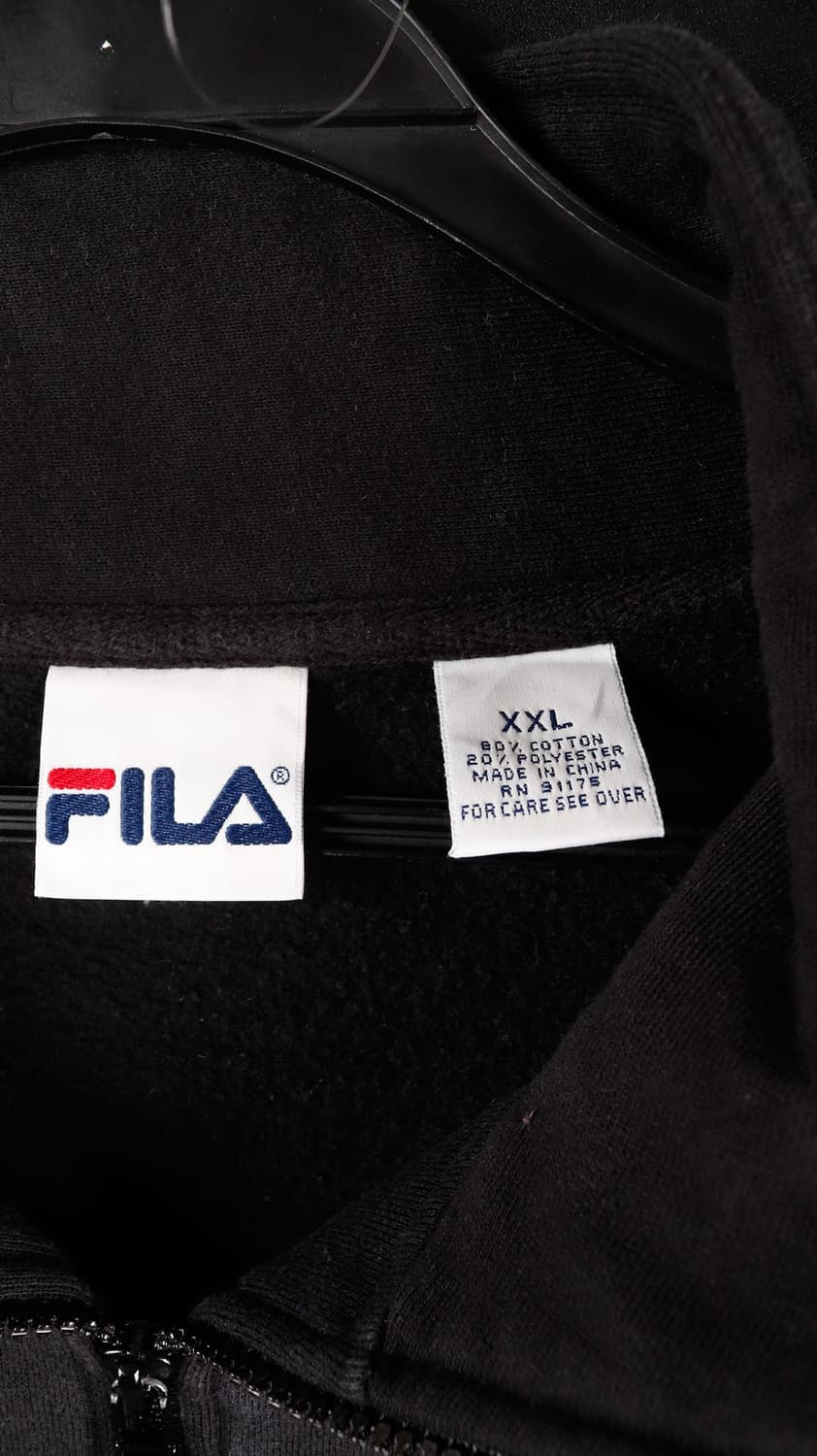 휠라 블랙 집업 쟈켓 상품이미지3