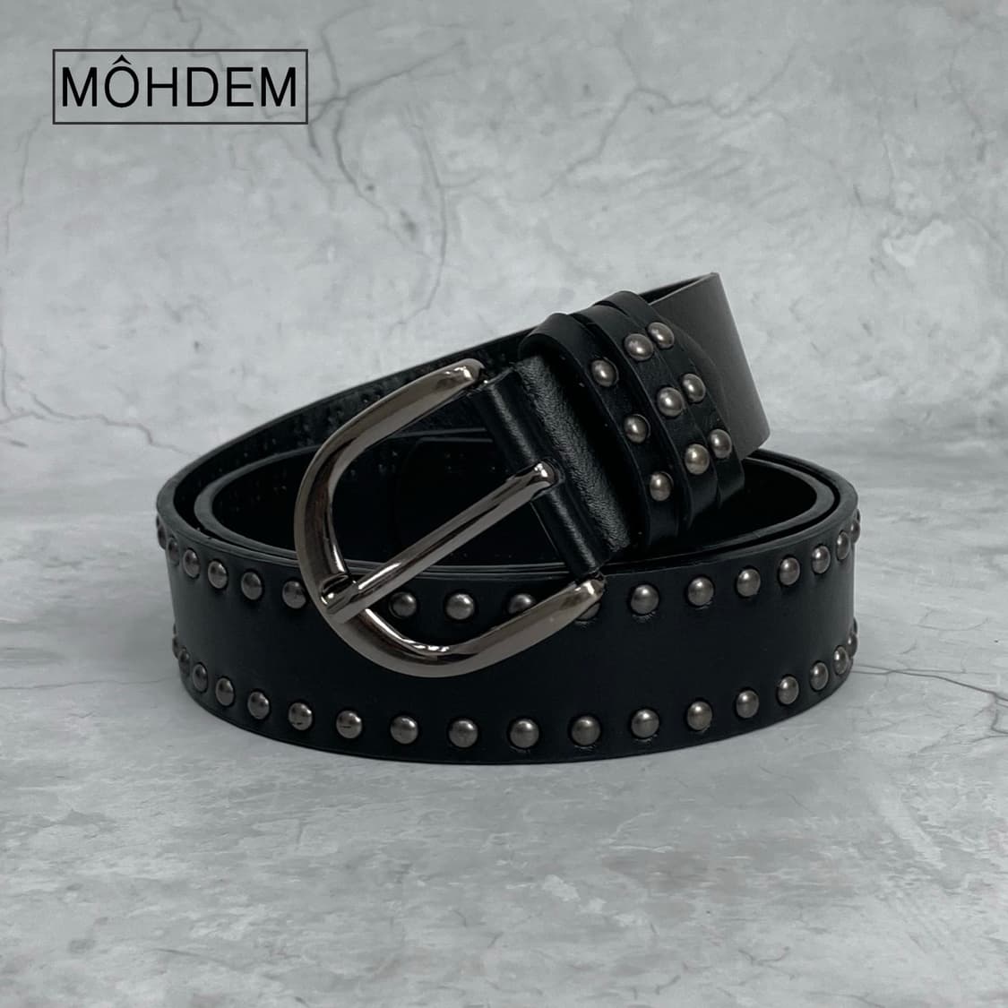 [Unisex]더블 스터드 웨스턴 찡 벨트 상품이미지9