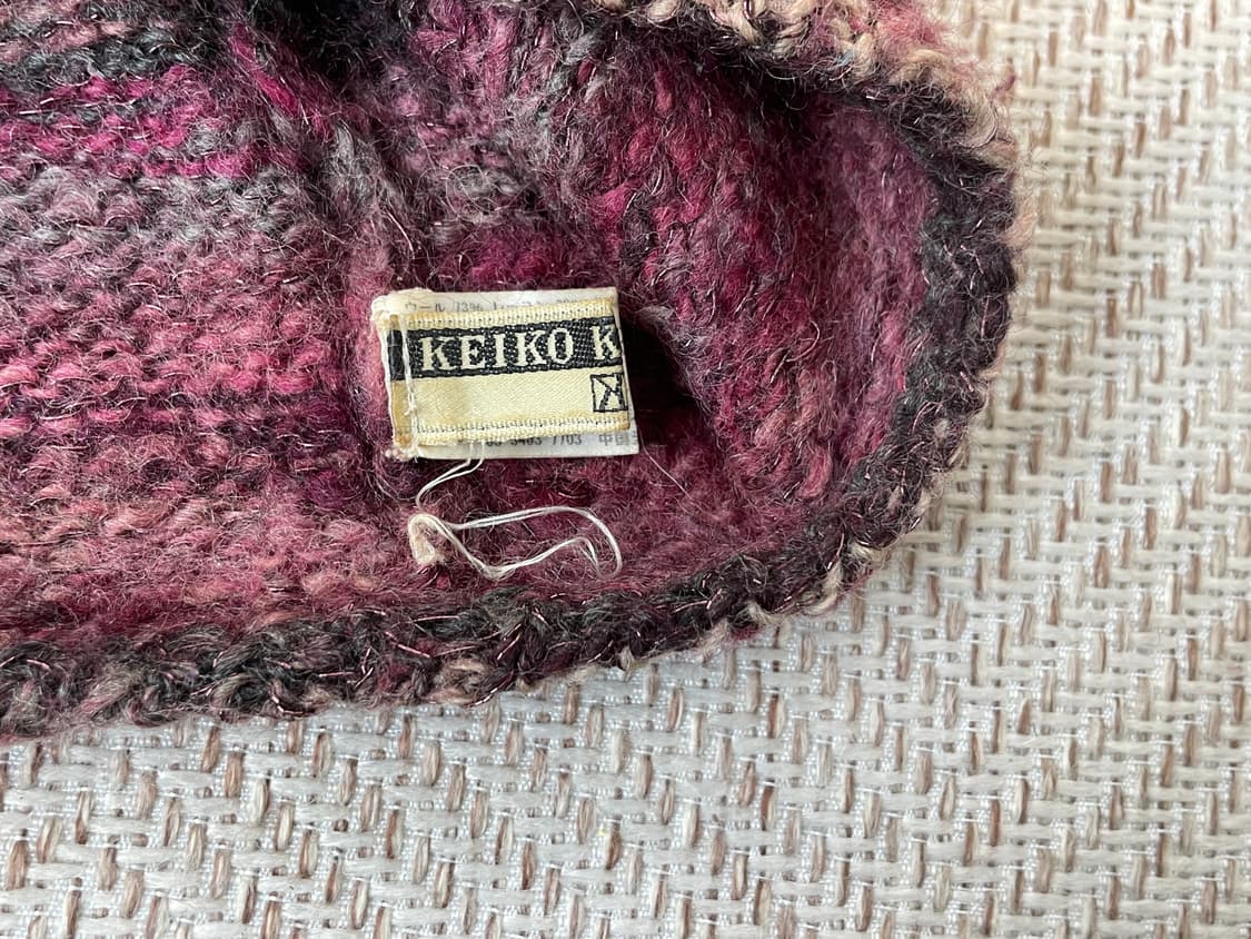 케이코 케이 멜란지 니트 비니 J03672 상품이미지4