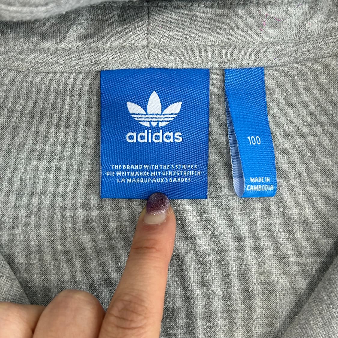 Lacoste 라코스테 스몰로고 그레이 맨투맨  상품이미지5