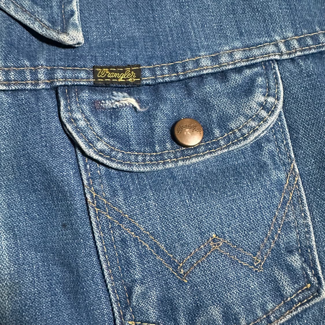 70s Wrangler 124mj 데님 자켓 상품이미지4