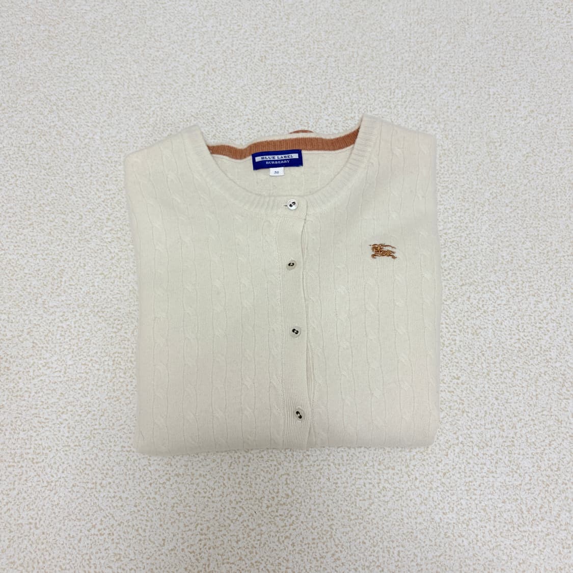 버버리 울 케이블 가디건 상품이미지5