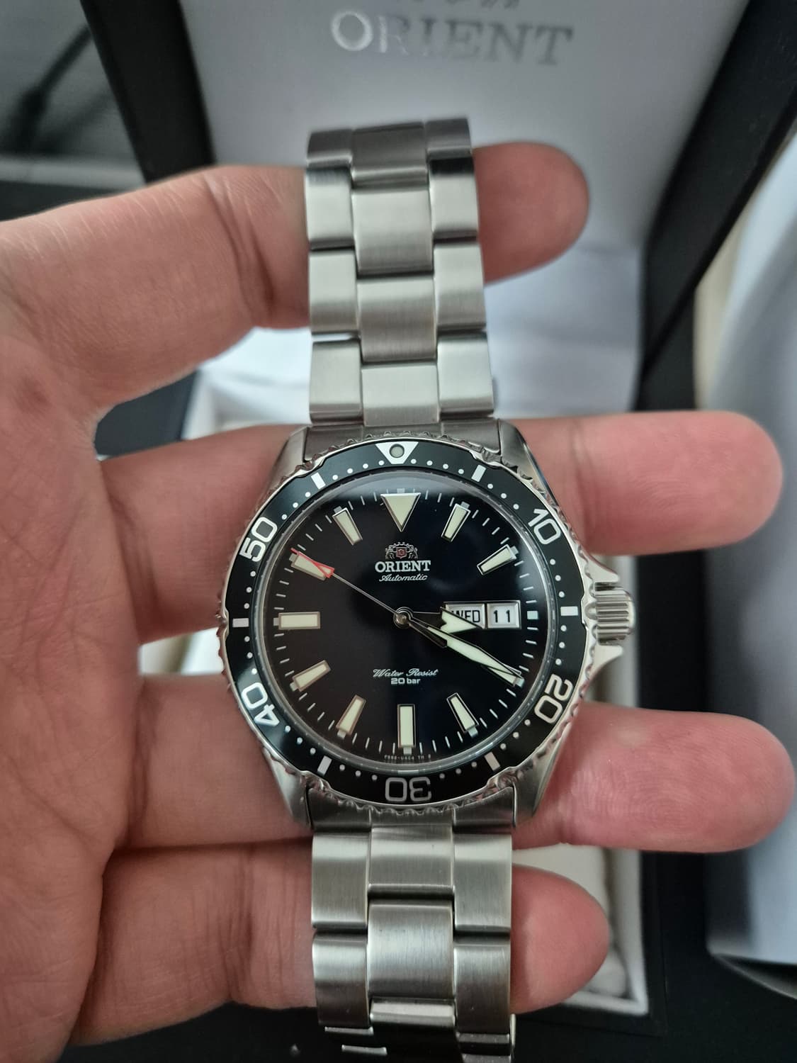 오리엔트 카마수 마코3 그린 오토매틱 상품이미지2