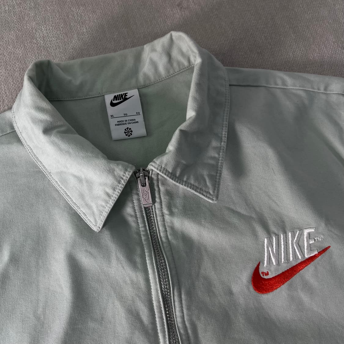 105 나이키 코튼 반집업 반팔 셔츠 상품이미지2