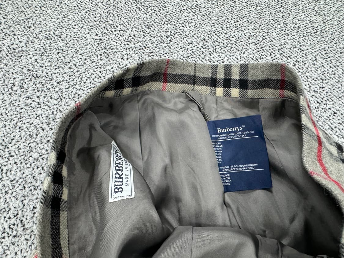 버버리 노바체크 울스커트 상품이미지4