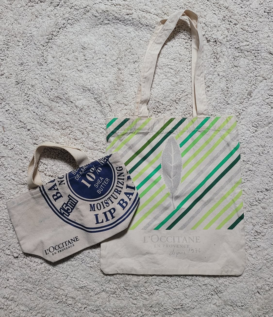 록시땅 패브릭 백 2종 상품이미지1