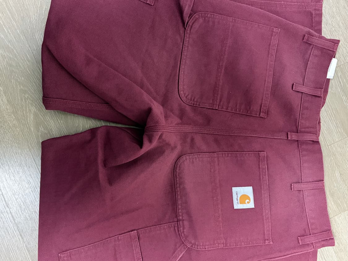 칼하트wip 버건디 팬츠 상품이미지1