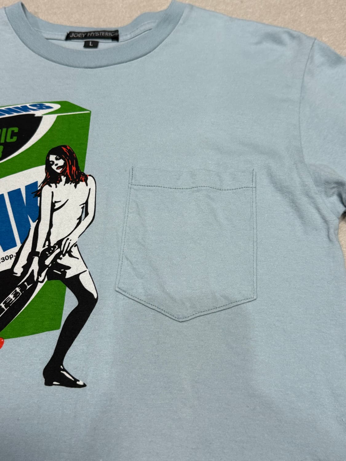 히스테릭 글래머 락커 히스걸 펑크 포켓 디테일 롱슬리브 상품이미지3