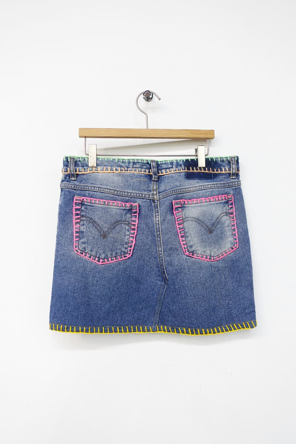 BOY HOLIC 크로셰 데님 미니 스커트 상품이미지8