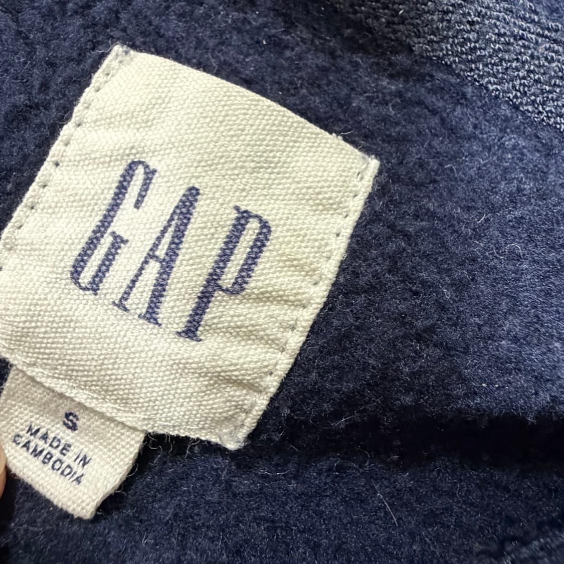 갭 네이비 후드집업 s 상품이미지3