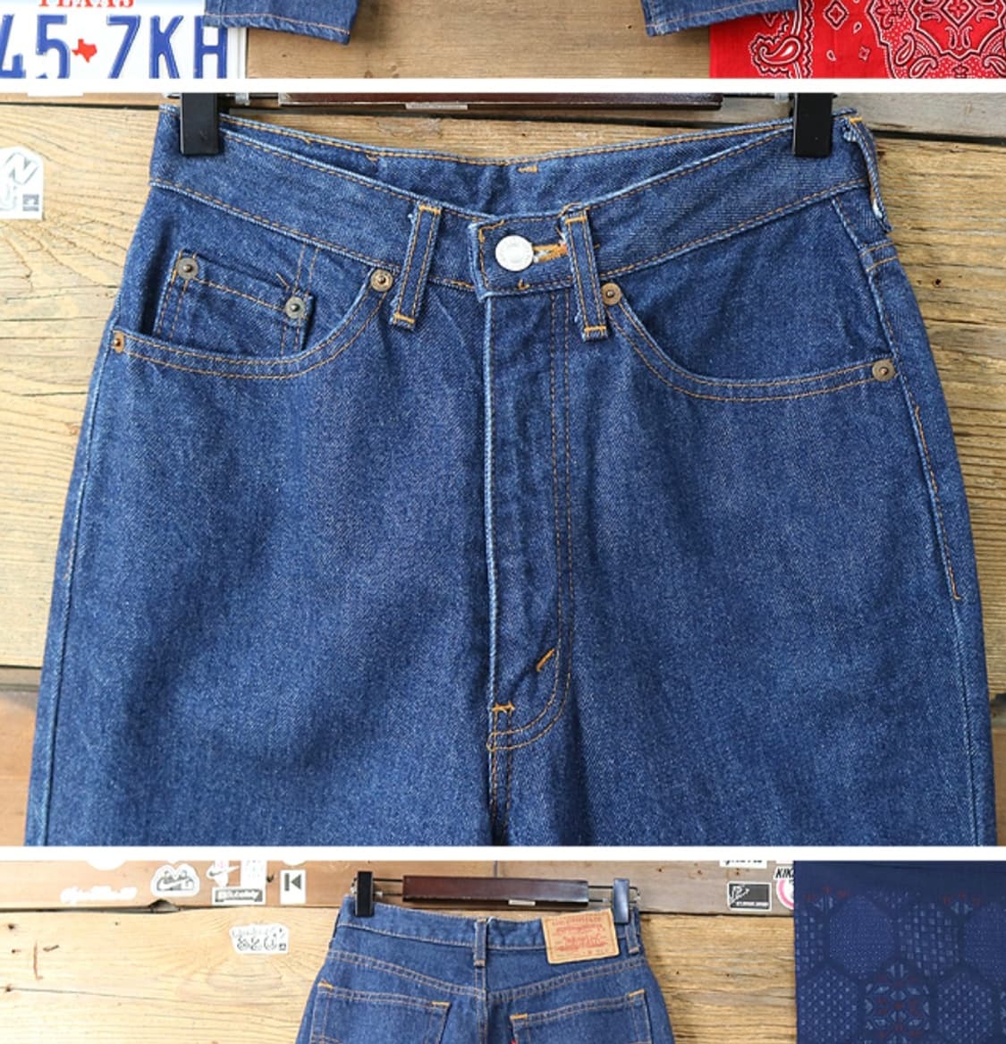 일본판 90S LEVIS W626-0217 빈티지 테이퍼드핏 데님  

 상품이미지3