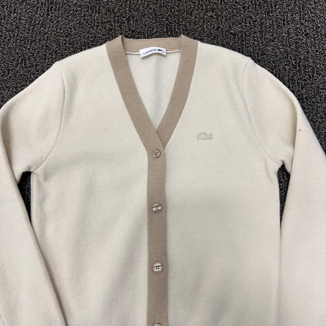 라코스테 여성 가디건 아이보리 90사이즈 상품이미지2