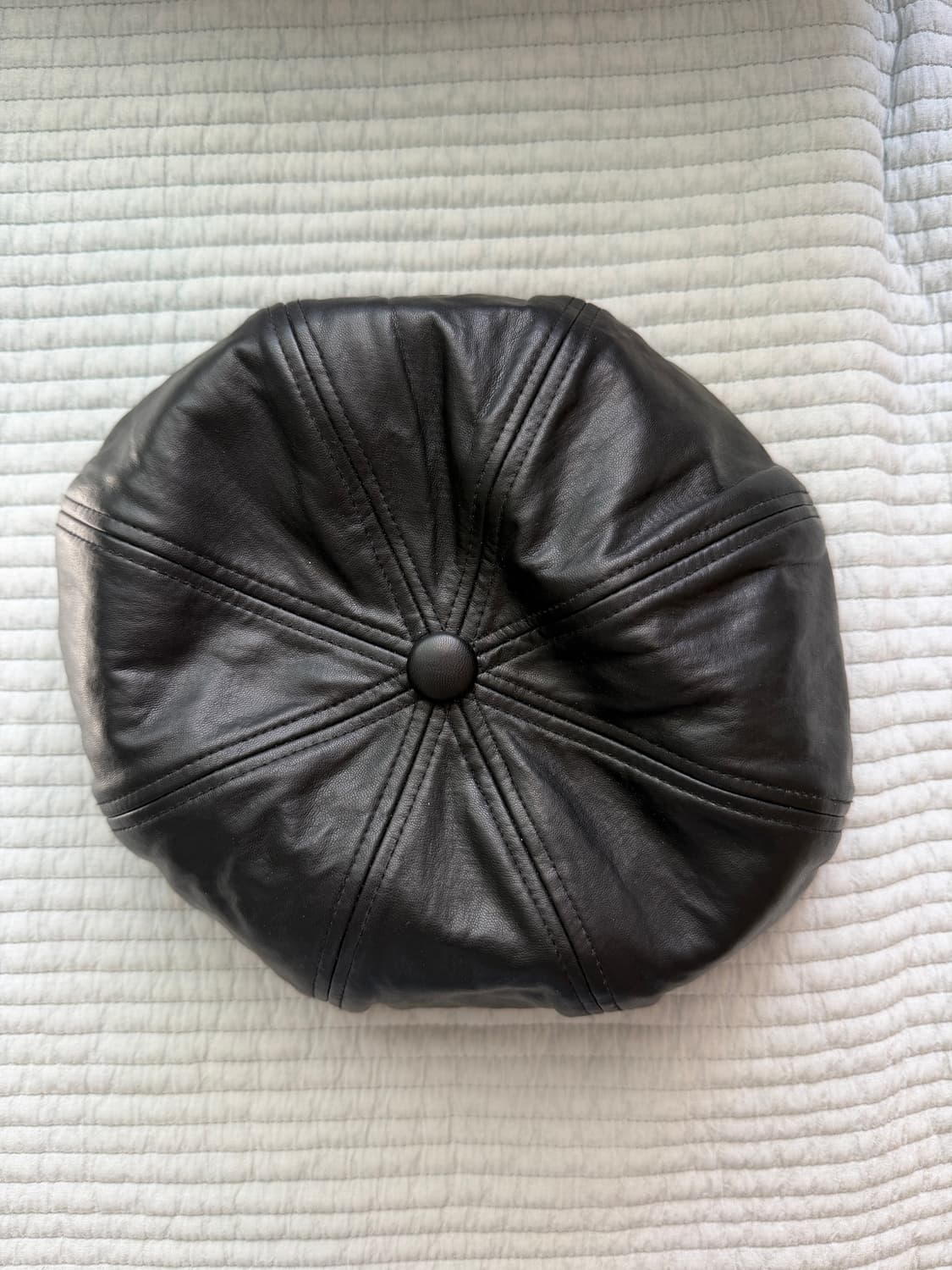 레더 베레모 블랙 상품이미지5