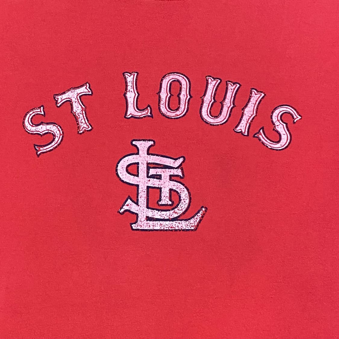 미국 빈티지 MLB 세인트루이스 카디널스 로고 반팔티 상품이미지3