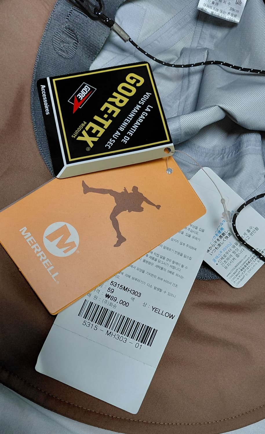 [새상품/GORE-TEX] MERRELL 고어텍스 와이드 브림 햇 -59 상품이미지10