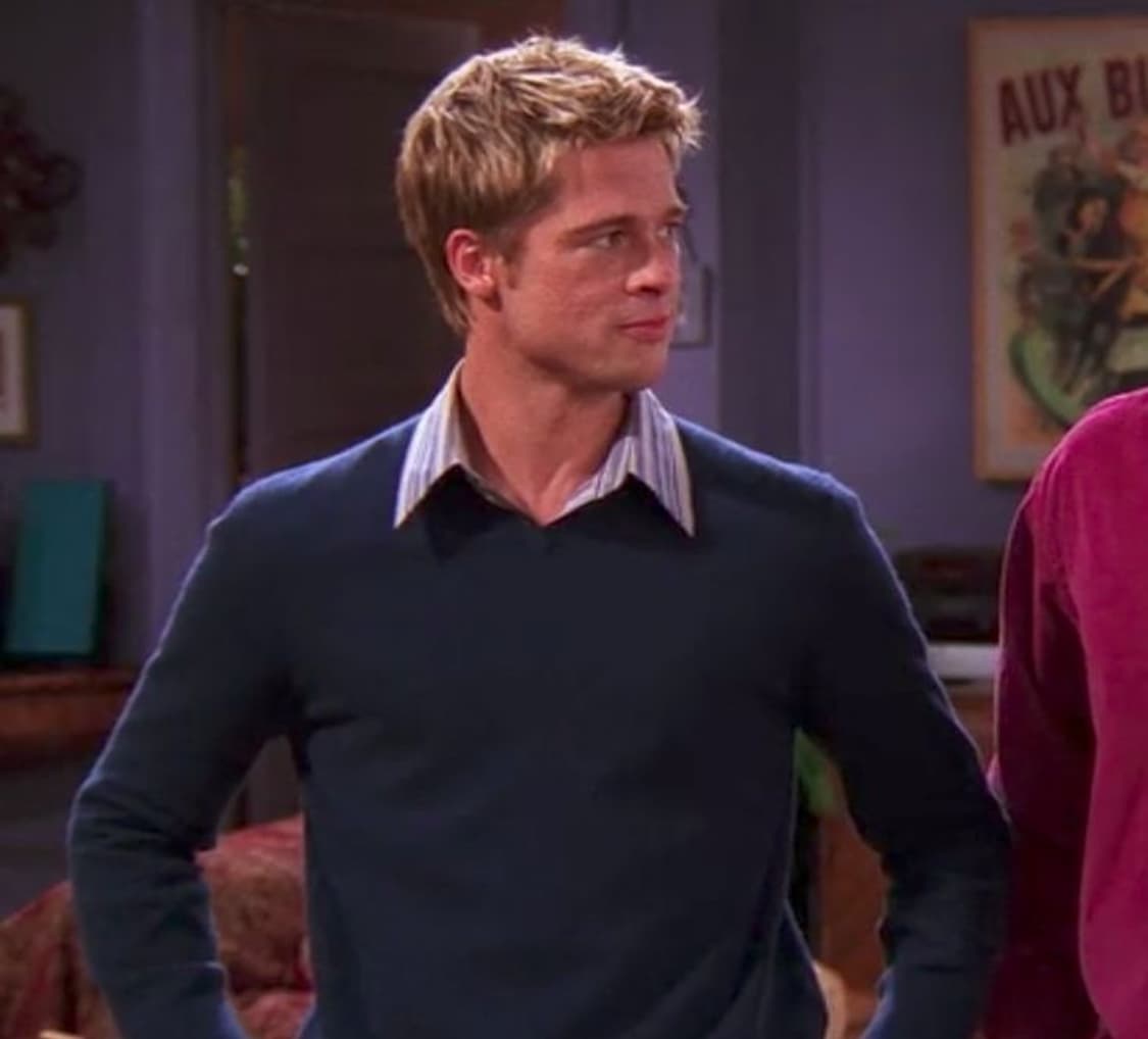 프라다 브이넥 니트 48 사이즈 다크네이비 상품이미지1