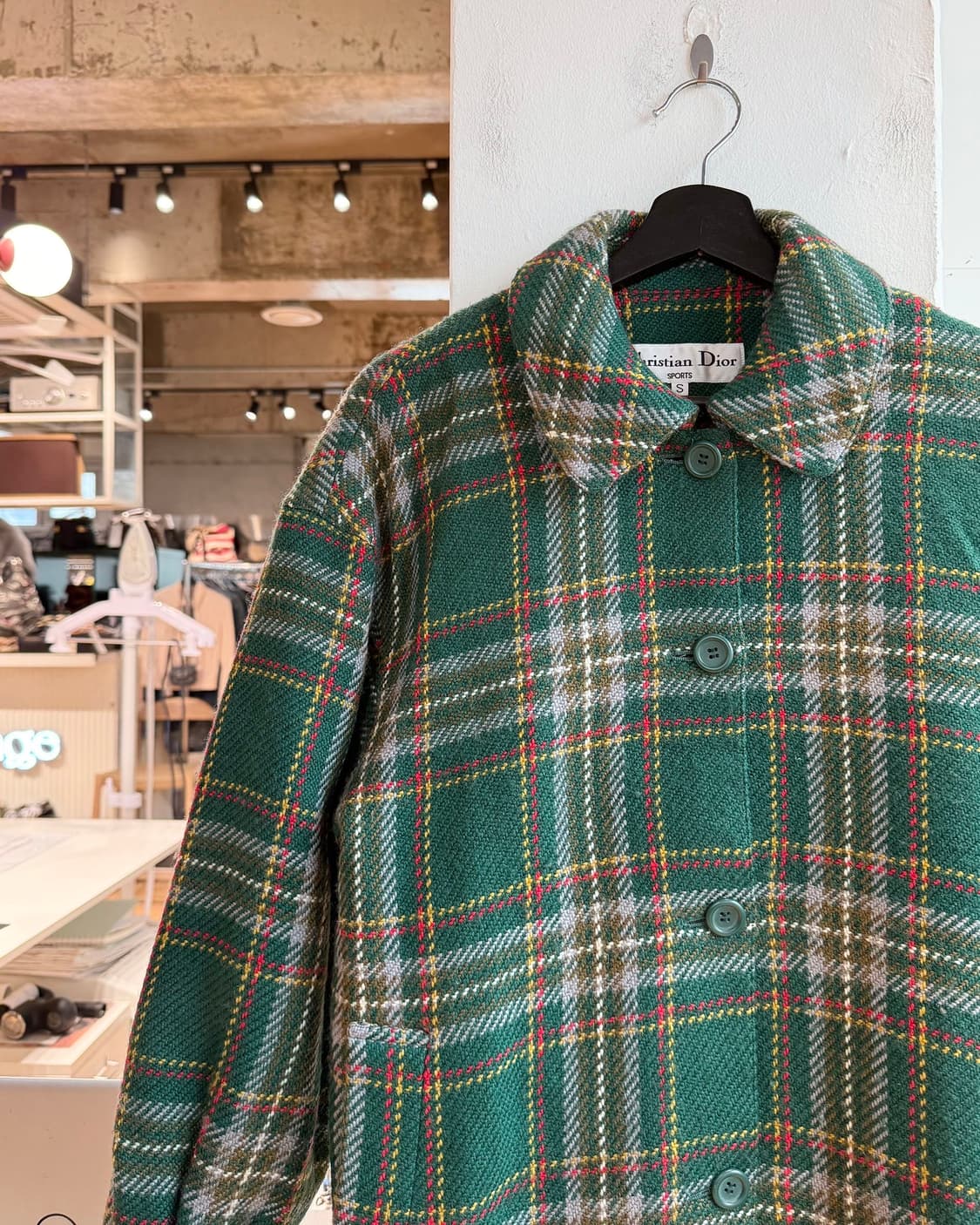 크리스찬 디올 스포츠 그린 체크 자켓  상품이미지4