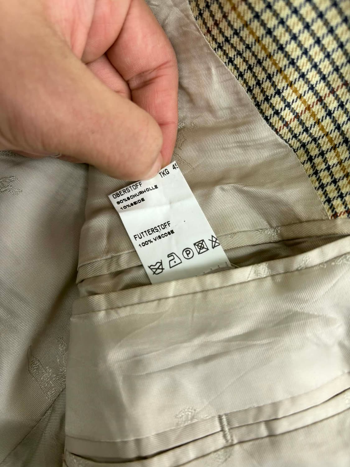 [54] 버버리 90s 독일제 더블 브레스트 울 블레이저 상품이미지6