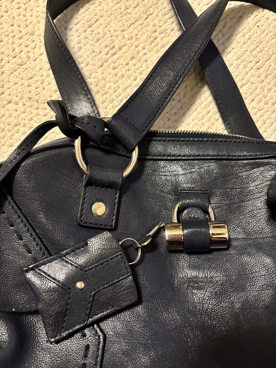 입생로랑 YSL 뮤즈백 네이비 m사이즈 상품이미지2