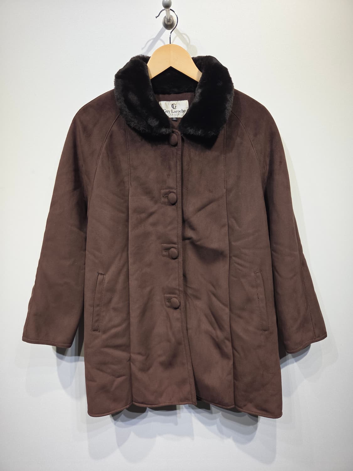 Guy Laroche 기라로쉬 페이크 퍼카라 무스탕 자켓 상품이미지2