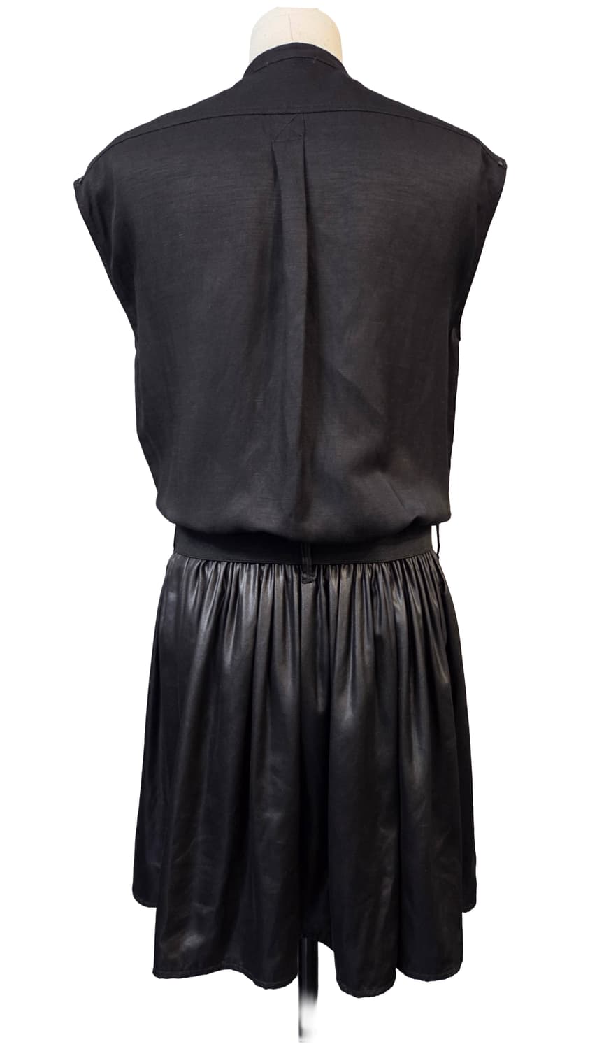 G-STAR RAW 블랙 민소매 셔츠 플레어 원피스(S)디피용 상품이미지2