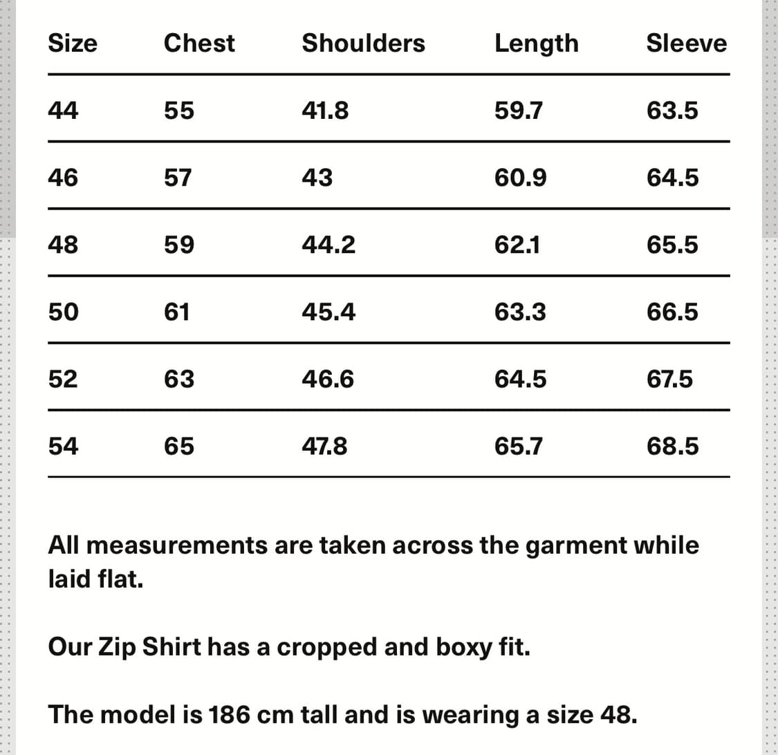 (새상품급)ourlegacy zip셔츠 52(105) 판매합니다. 상품이미지8