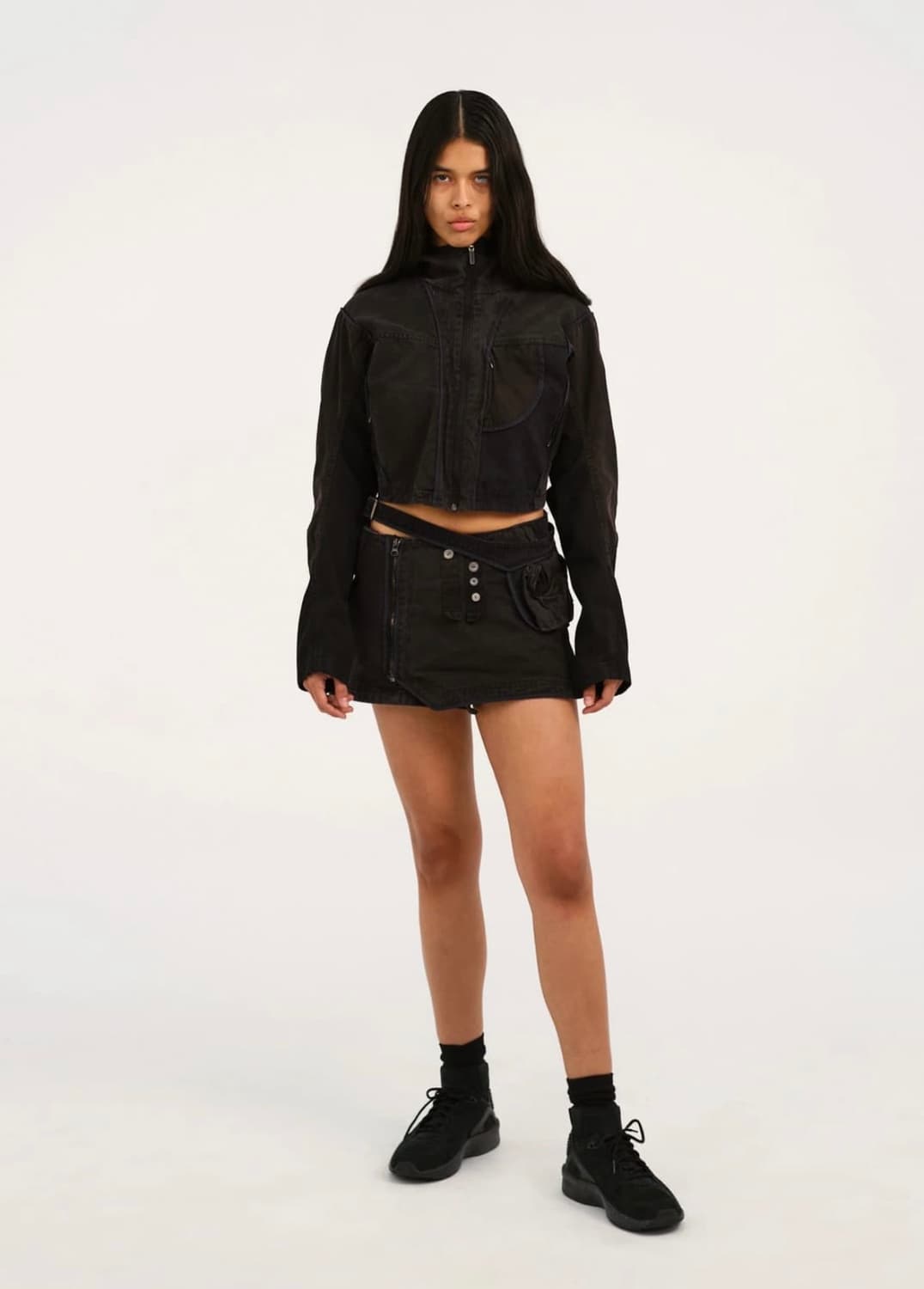 혜인서 PATCHWORK CROP JACKET 상품이미지2