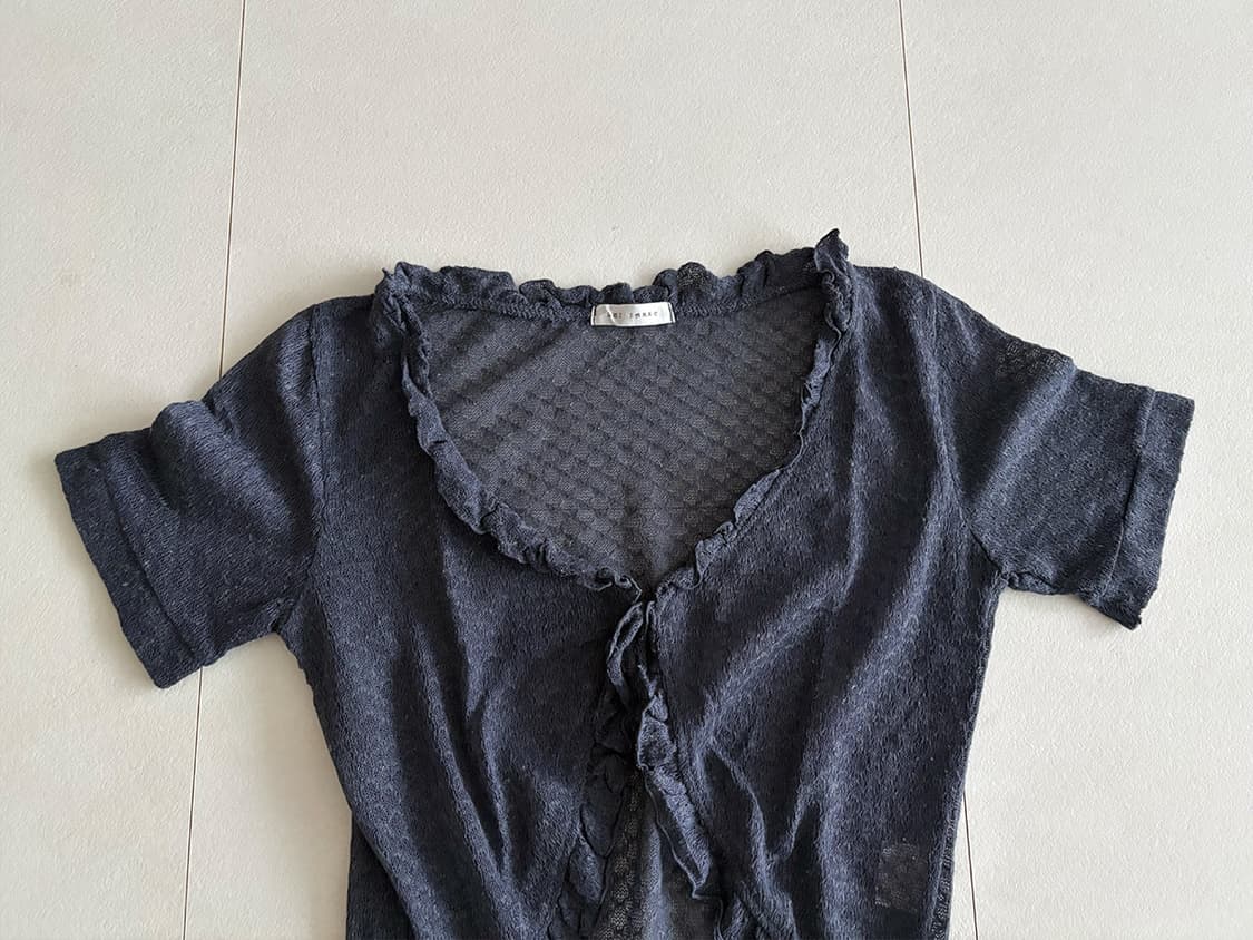 sheer lace bolero 상품이미지2