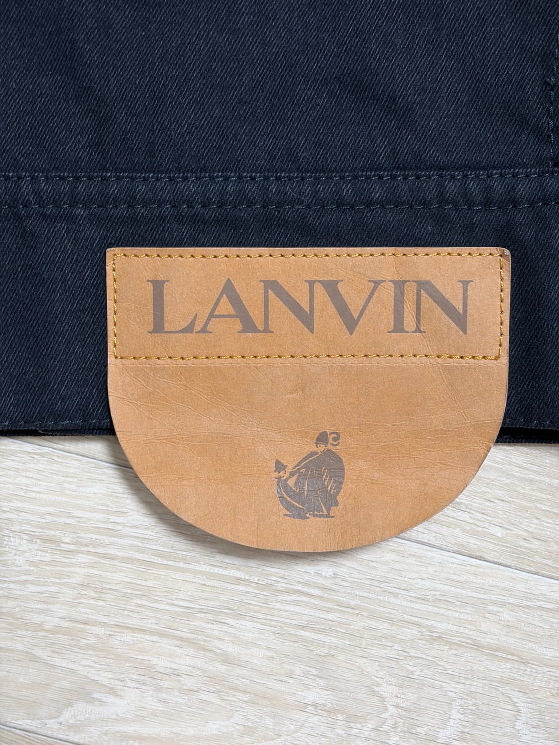 랑방 파리 타이포그래피 트러커 데님 자켓 상품이미지5